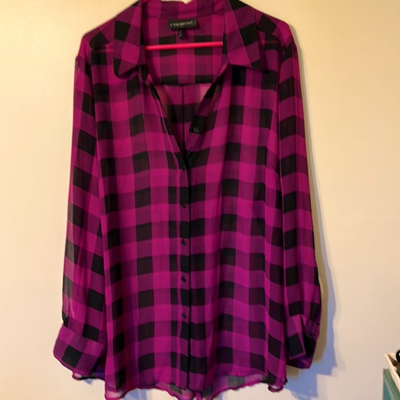 Lane Bryant Tops - Button up collar shirt